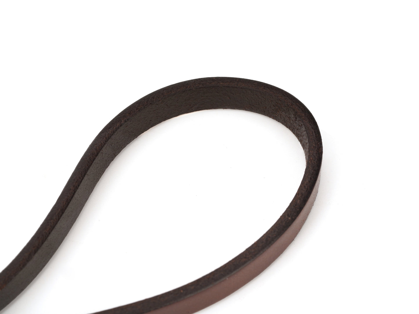 Cowhide Camera Wrist Strap with Red Accent