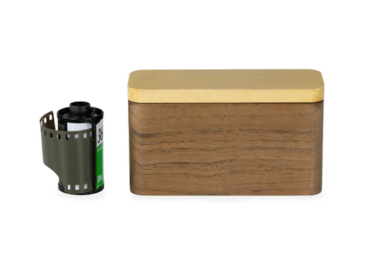 Wood Film Case for 3 Rolls